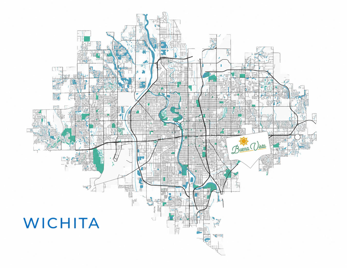 Buena Vista community map